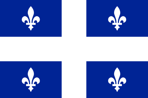 Image of the Flag of Quebec