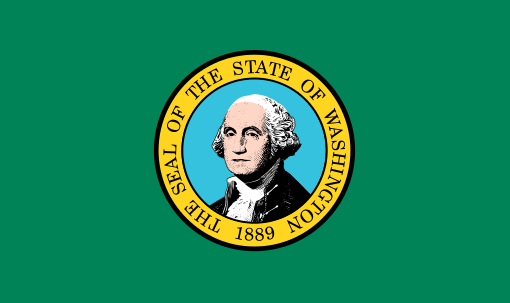Image of the Flag of the State of Washington