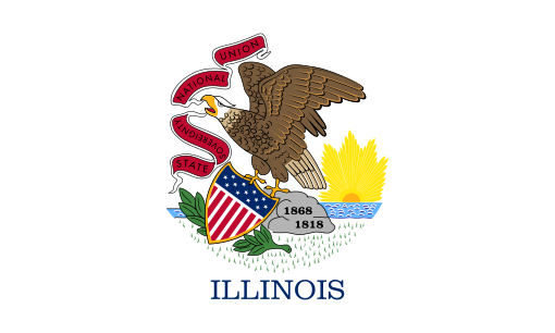 Image of the Flag of Illinois