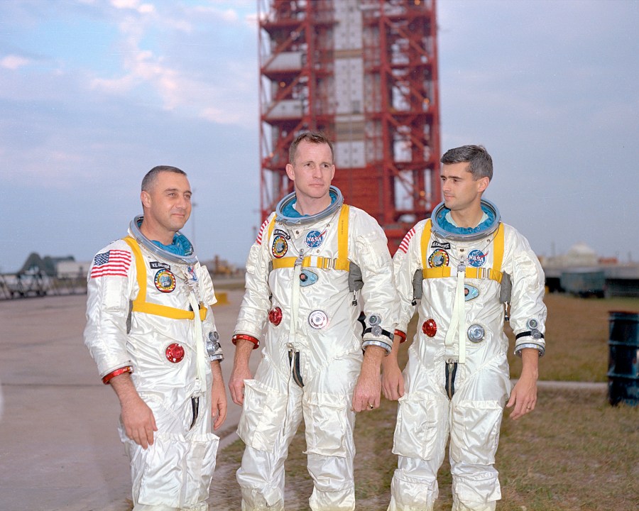 Apollo 1 Crew Photo - Virgil "Gus" Grissom, Ed White, Roger Chaffee