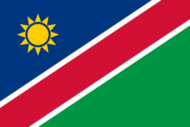 Image of the flag of Namibia