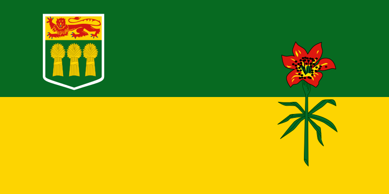 Image of the Flag of Saskatchewan