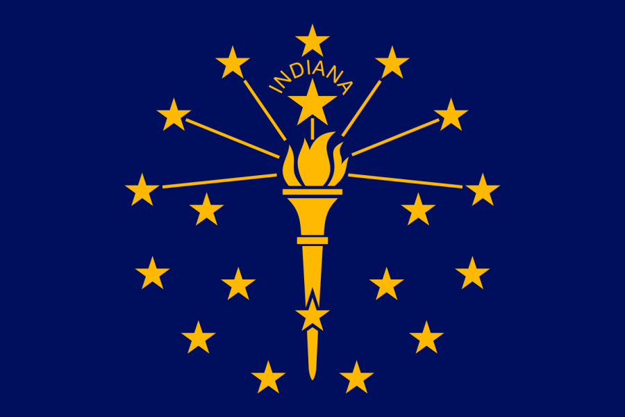 Image of the Flag of Indiana