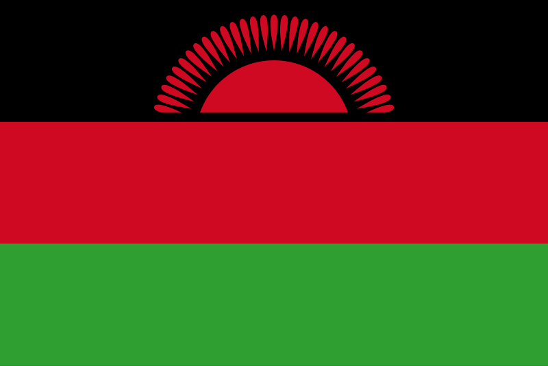 Image of the Flag of the Republic of Malawi