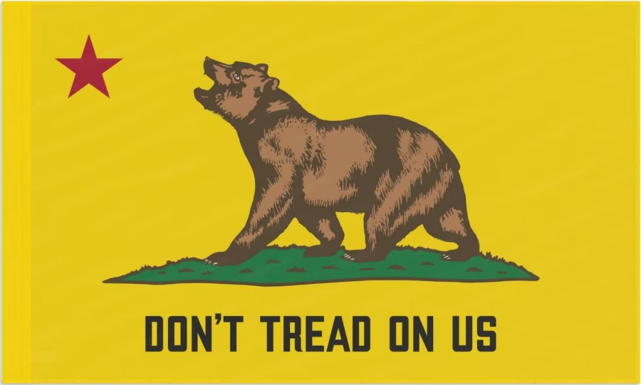 Image of the California Gadsen Flag