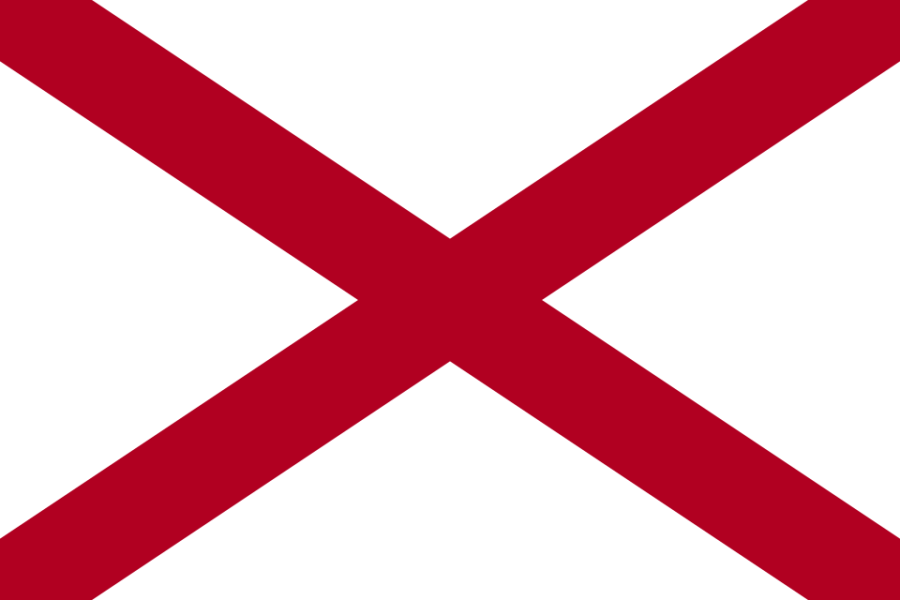 Image of the Flag of State of Alabama