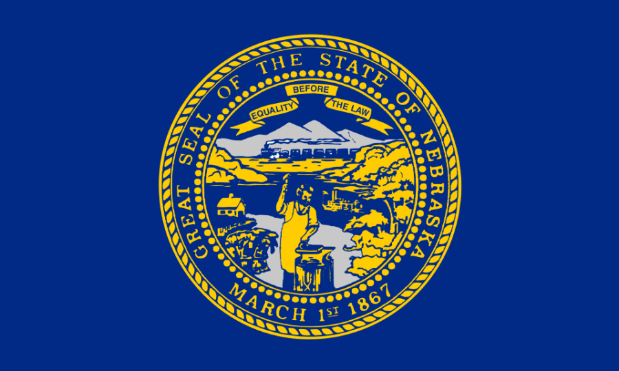 Image of the Flag of the State of Nebraska