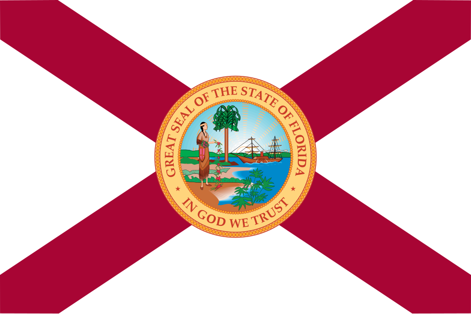 Image of the Flag of the State of Florida