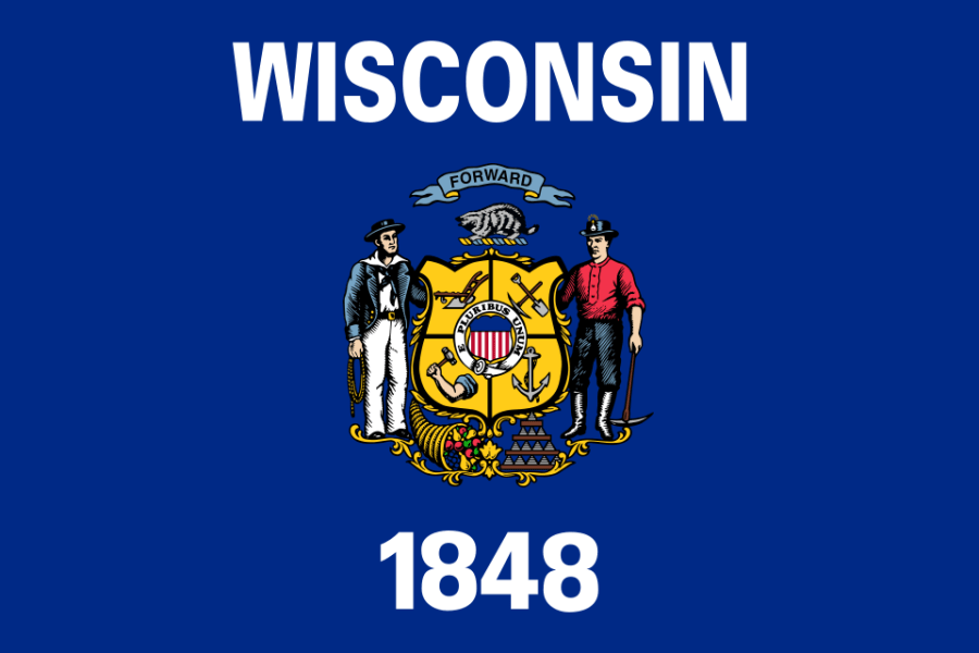 Image of the Flag of Wisconsin